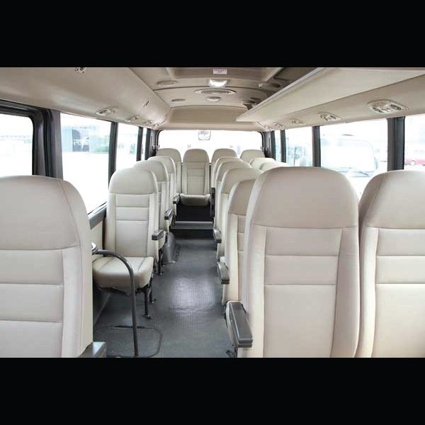 Hyundai County Bus, the Toyota Coaster Bus Rival. Fuel Efficiency and with AC